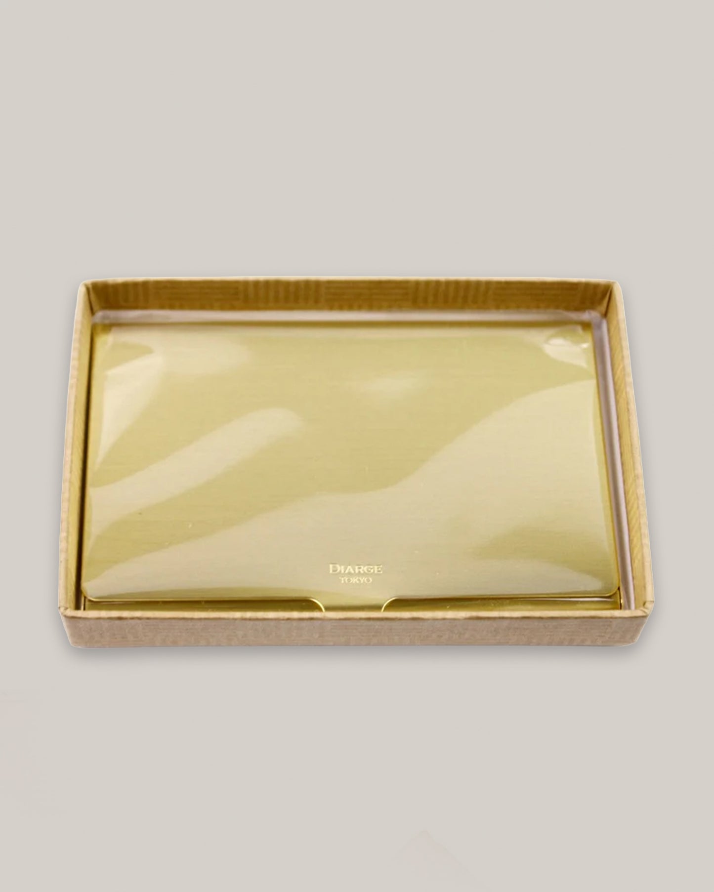 DIARGE BRASS CARD CASE