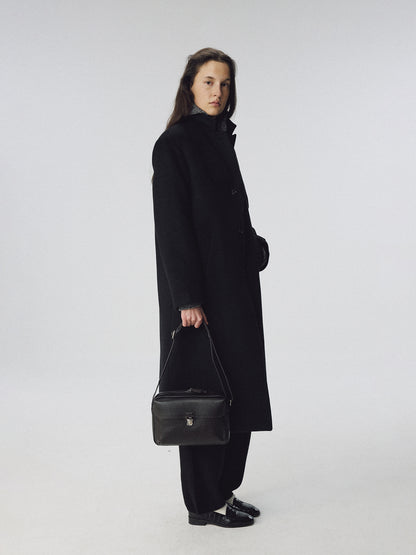 NOTHING WRITTEN PETIT FRAME MINI BAG - DARK BROWNIE