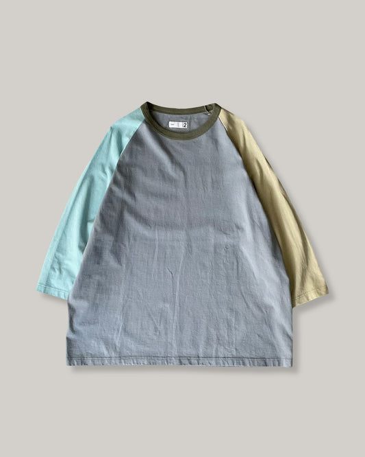 TS(S)  4 COLOUR BLOCK T-SHIRT - GRAY