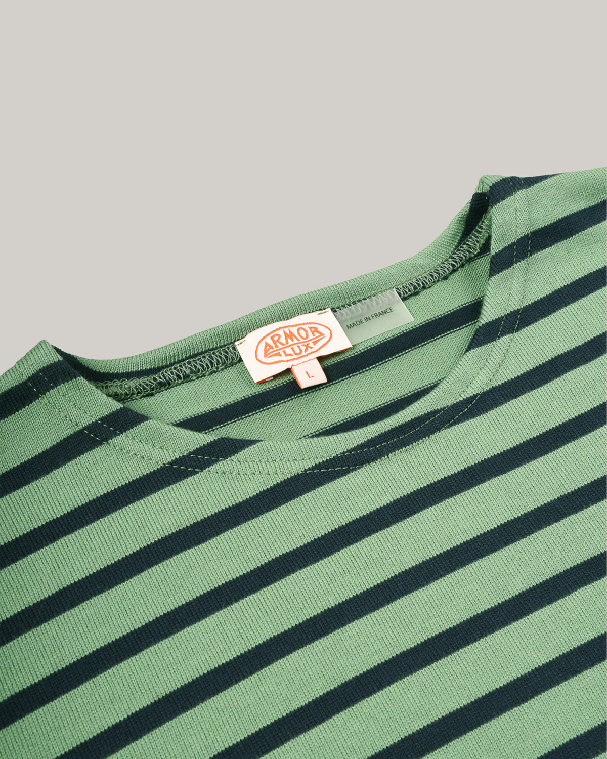 ARMOR LUX HERITAGE BRETON L/S T-SHIRT - IVY/ MARINE DEEP