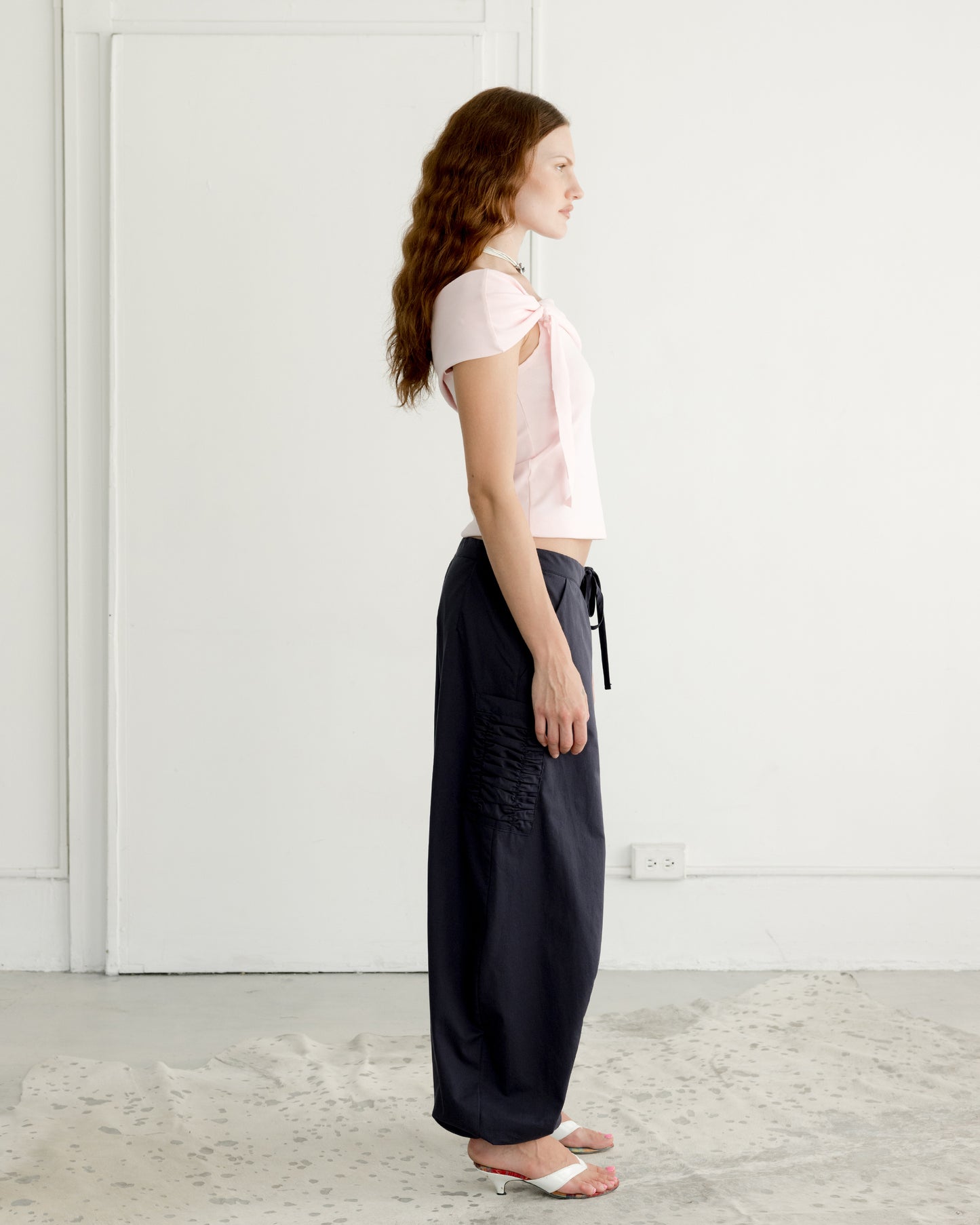 A BRONZE AGE GREENWICH PANT - NAVY