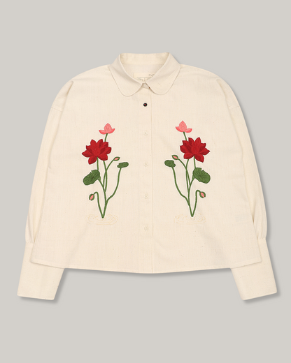 KARDO WOMEN'S LEAH SHIRT - NATURAL