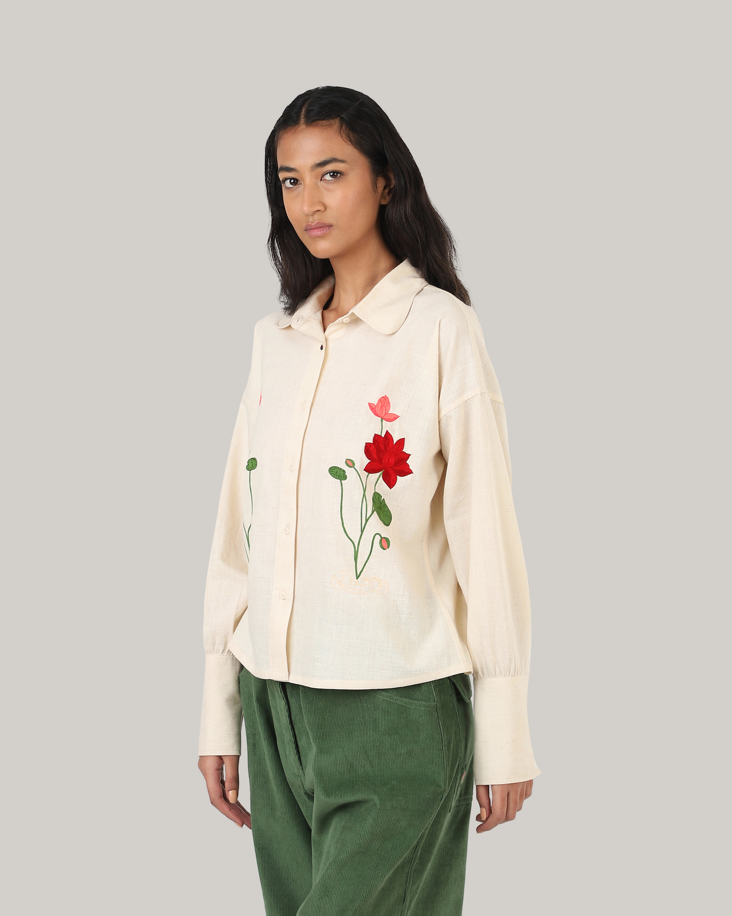 KARDO WOMEN'S LEAH SHIRT - NATURAL