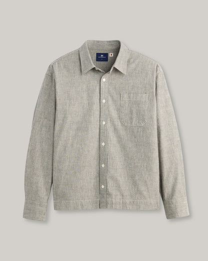 LEVI'S BLUE TAB BOXY SHIRT - JASER GREY
