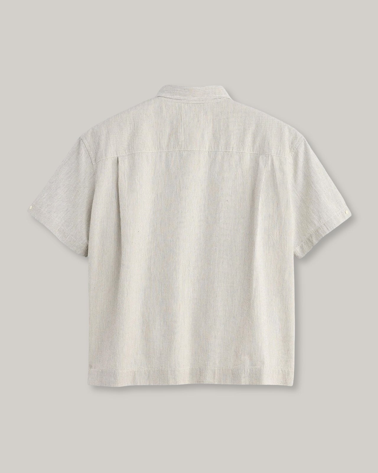 LEVI'S BLUE TAB SS BOXY SHIRT - STRIPE N & A GREY