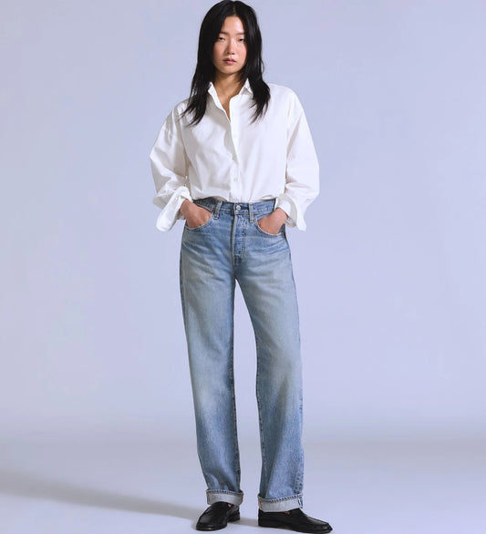 LEVI'S BLUE TAB WOMEN'S '70'S 501 JEANS - CAYLEY