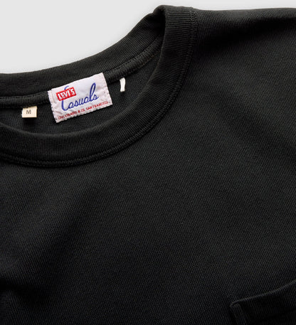 LEVI'S VINTAGE CLOTHING 1960's CASUAL TEE - JET BLACK