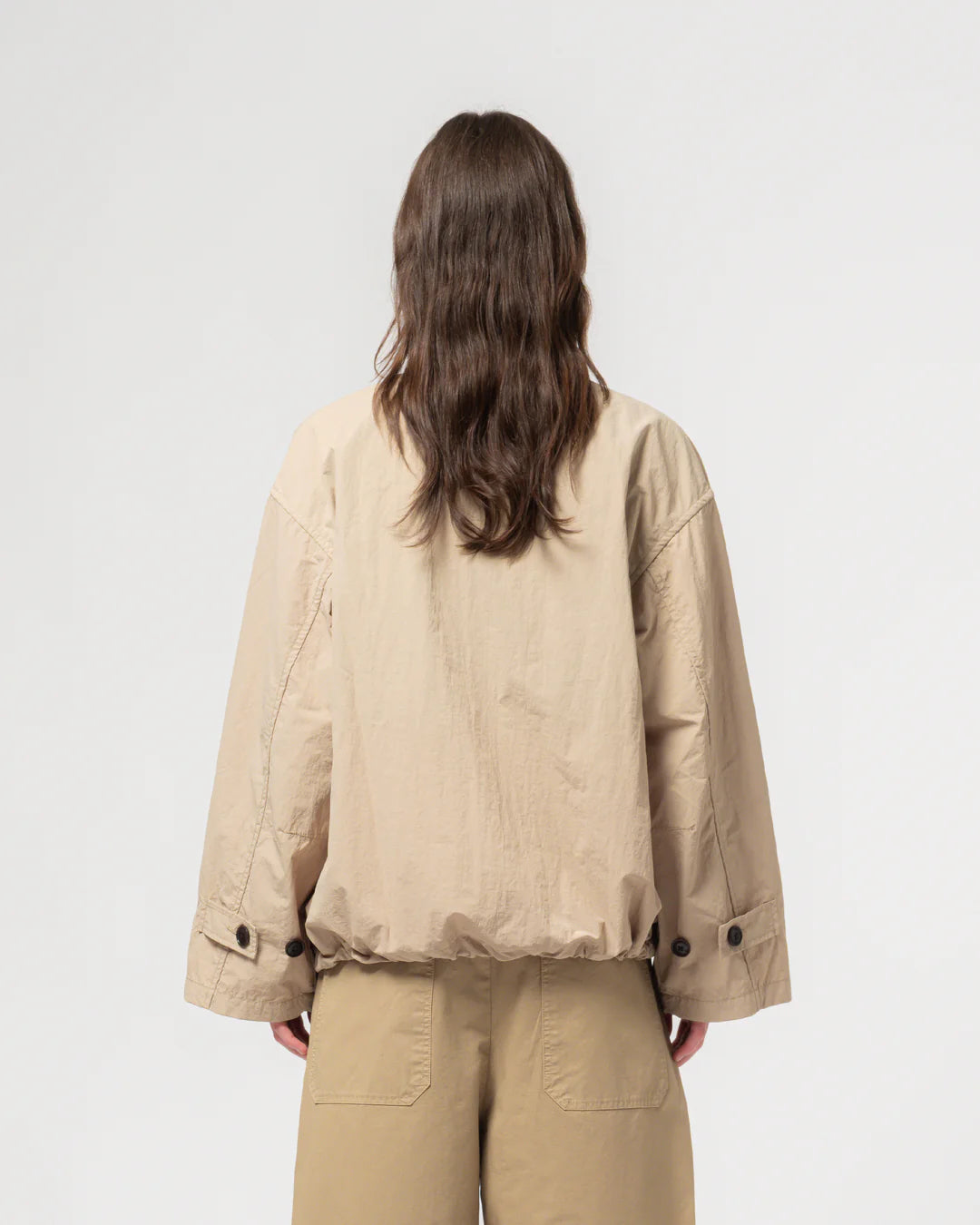 GIRLS OF DUST COVE JACKET - FUJI NYLON - OYSTER
