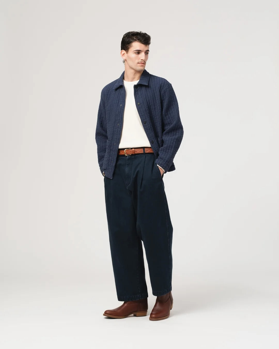 EAT DUST SONORA JACKET -  DUTTON JACQUARD - INDIGO