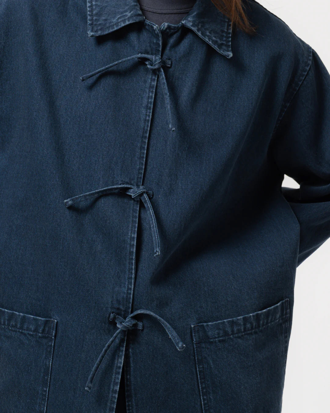 EAT DUST TEMPLE JACKET - BLUE ENIGMA DENIM