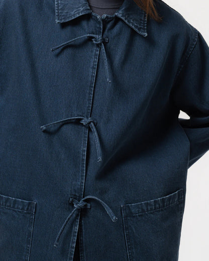 EAT DUST TEMPLE JACKET - BLUE ENIGMA DENIM