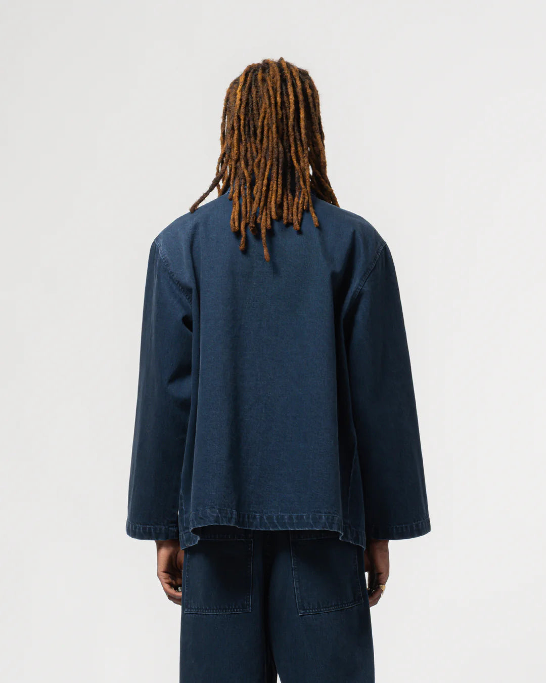 EAT DUST TEMPLE JACKET - BLUE ENIGMA DENIM