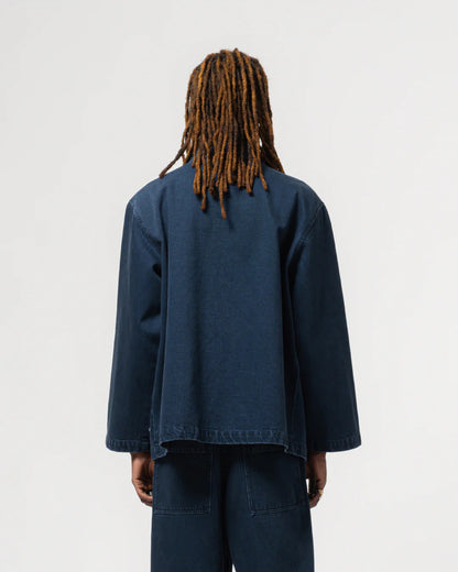 EAT DUST TEMPLE JACKET - BLUE ENIGMA DENIM