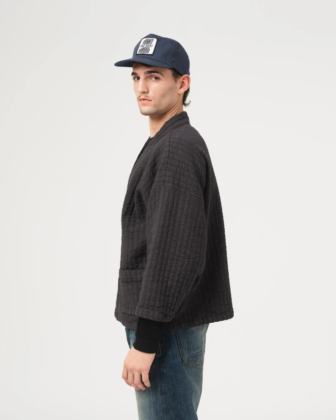 EAT DUST SHOGUN KIMONO - DUTTON JACQUARD - ASPHALT
