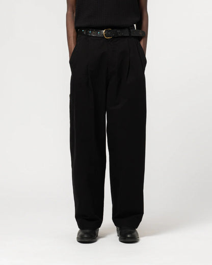 EAT DUST AMBASSADOR PANTS - CRISPY COTTON - BLACK