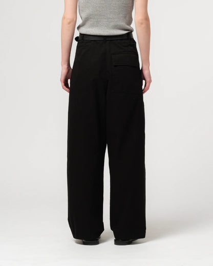 EAT DUST AMBASSADOR PANTS - CRISPY COTTON - BLACK
