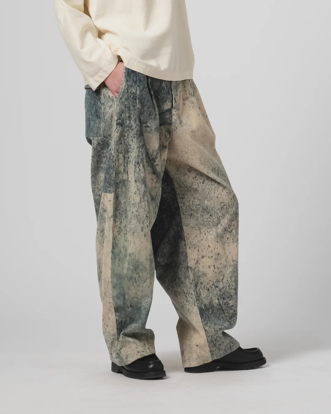 GIRLS OF DUST AMBASSADOR PANTS  - FELINO CORD - BEIGE/ INK