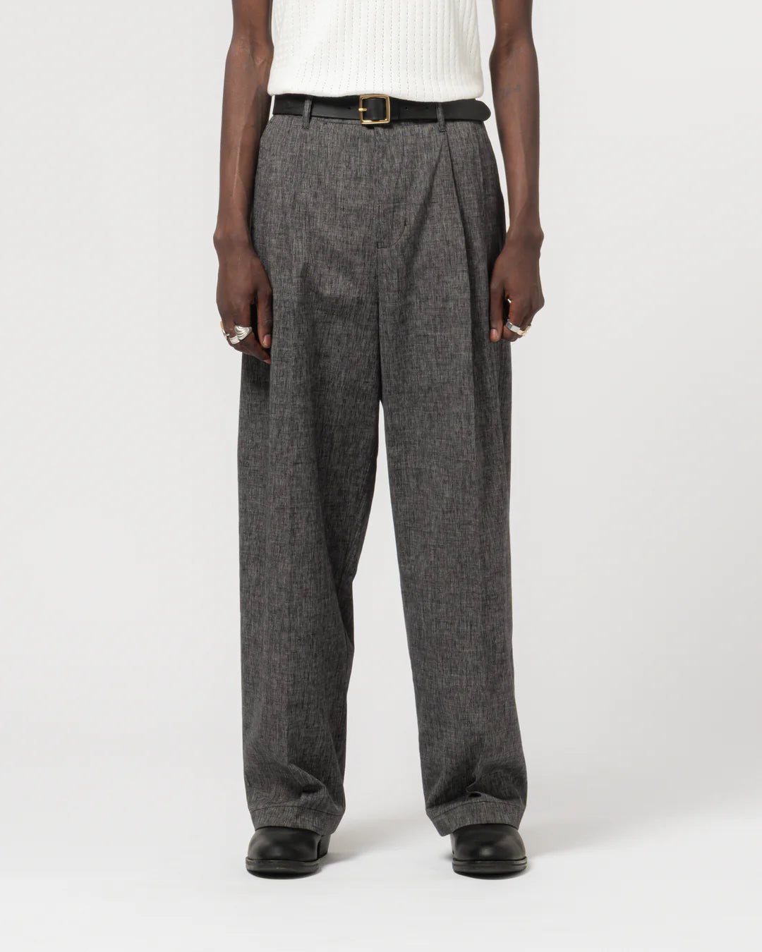 EAT DUST AMBASSADOR PANTS - GIORGIO COTTON - ASPHALT