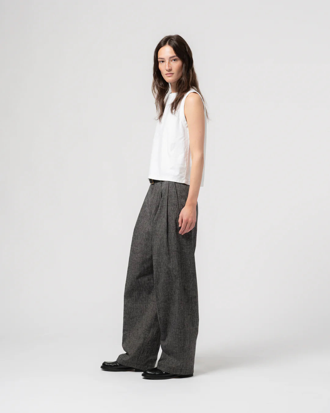 EAT DUST AMBASSADOR PANTS - GIORGIO COTTON - ASPHALT