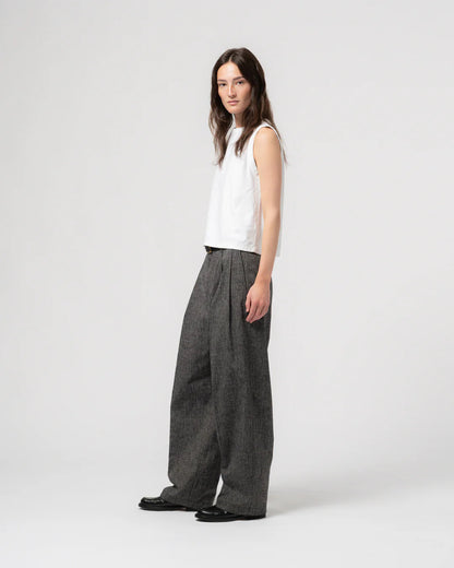 EAT DUST AMBASSADOR PANTS - GIORGIO COTTON - ASPHALT