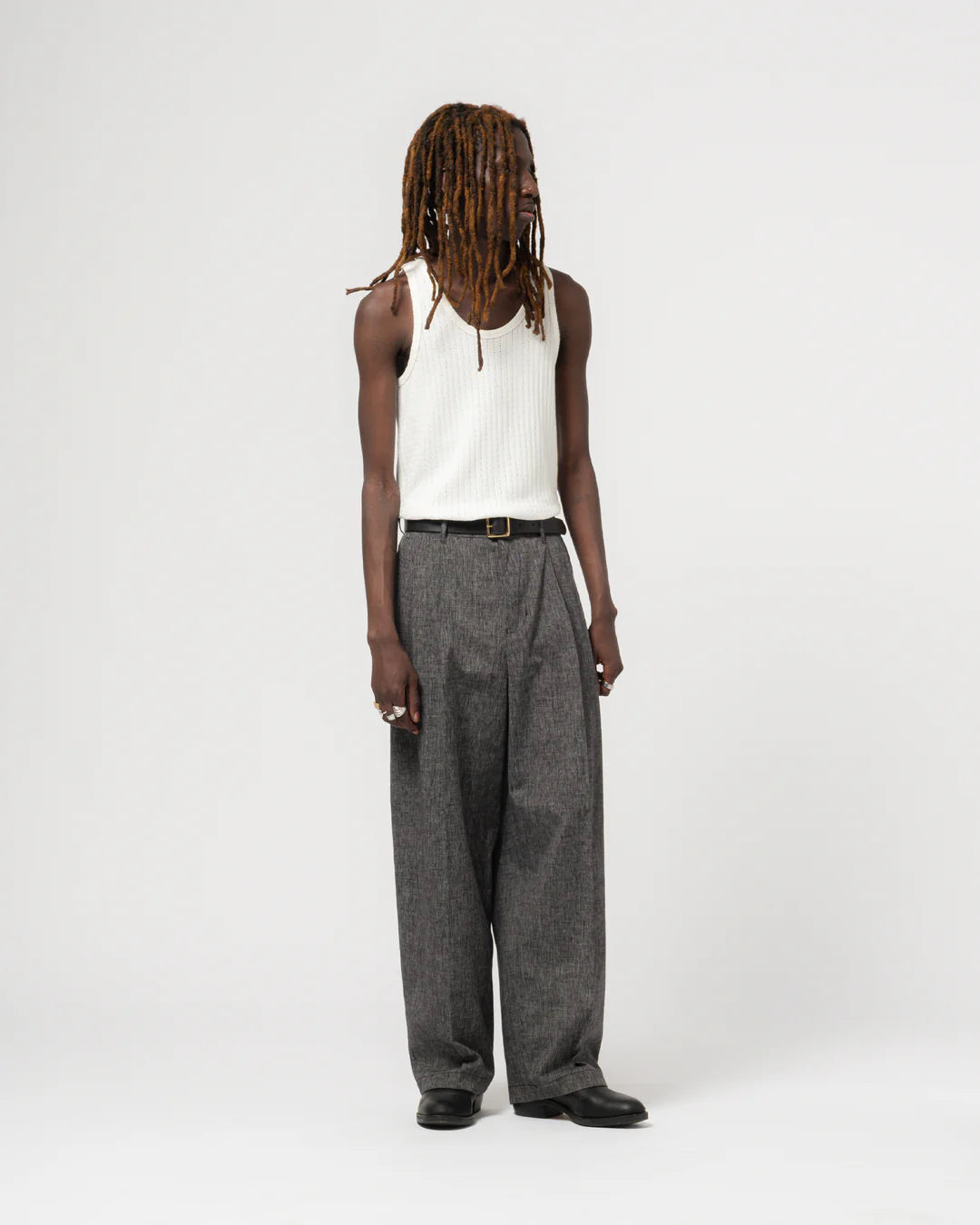 EAT DUST AMBASSADOR PANTS - GIORGIO COTTON - ASPHALT