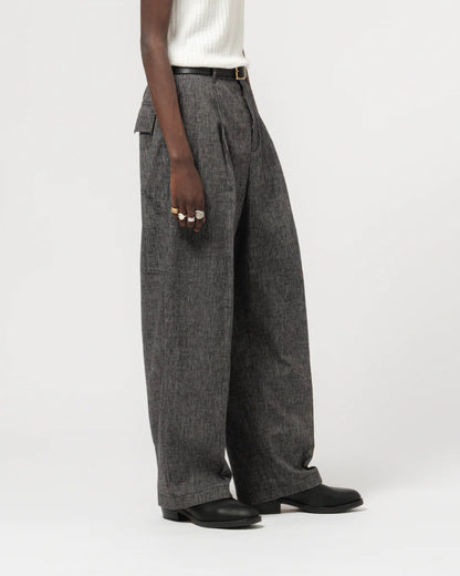 EAT DUST AMBASSADOR PANTS - GIORGIO COTTON - ASPHALT