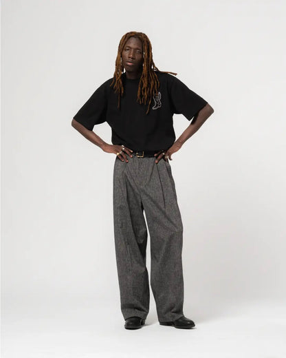 EAT DUST AMBASSADOR PANTS - GIORGIO COTTON - ASPHALT