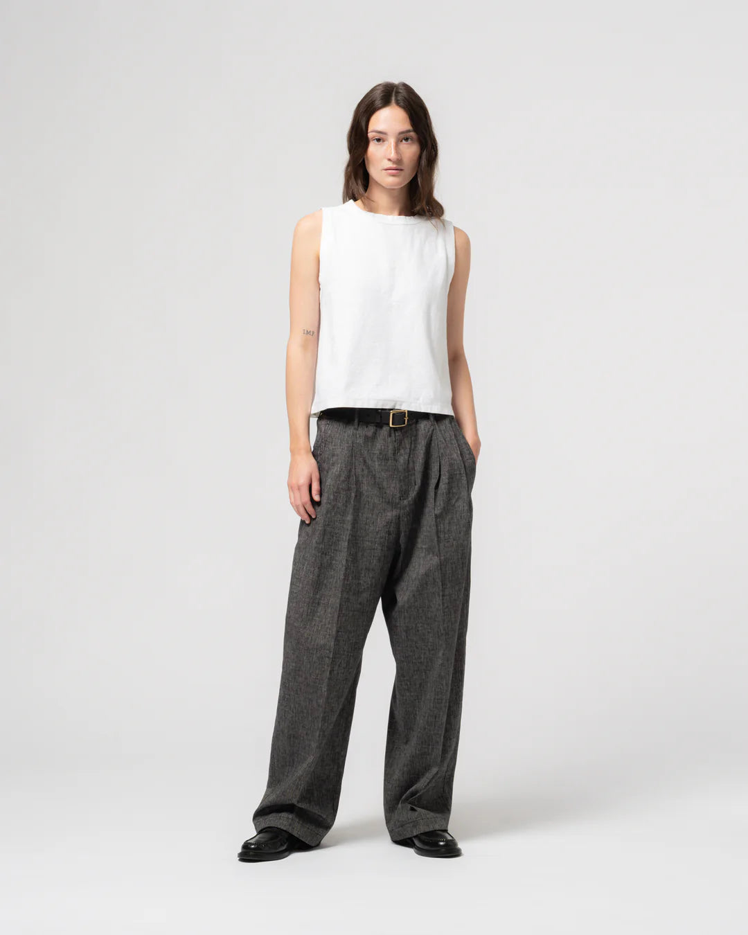 EAT DUST AMBASSADOR PANTS - GIORGIO COTTON - ASPHALT