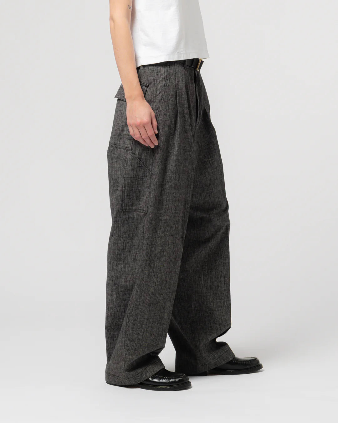 EAT DUST AMBASSADOR PANTS - GIORGIO COTTON - ASPHALT