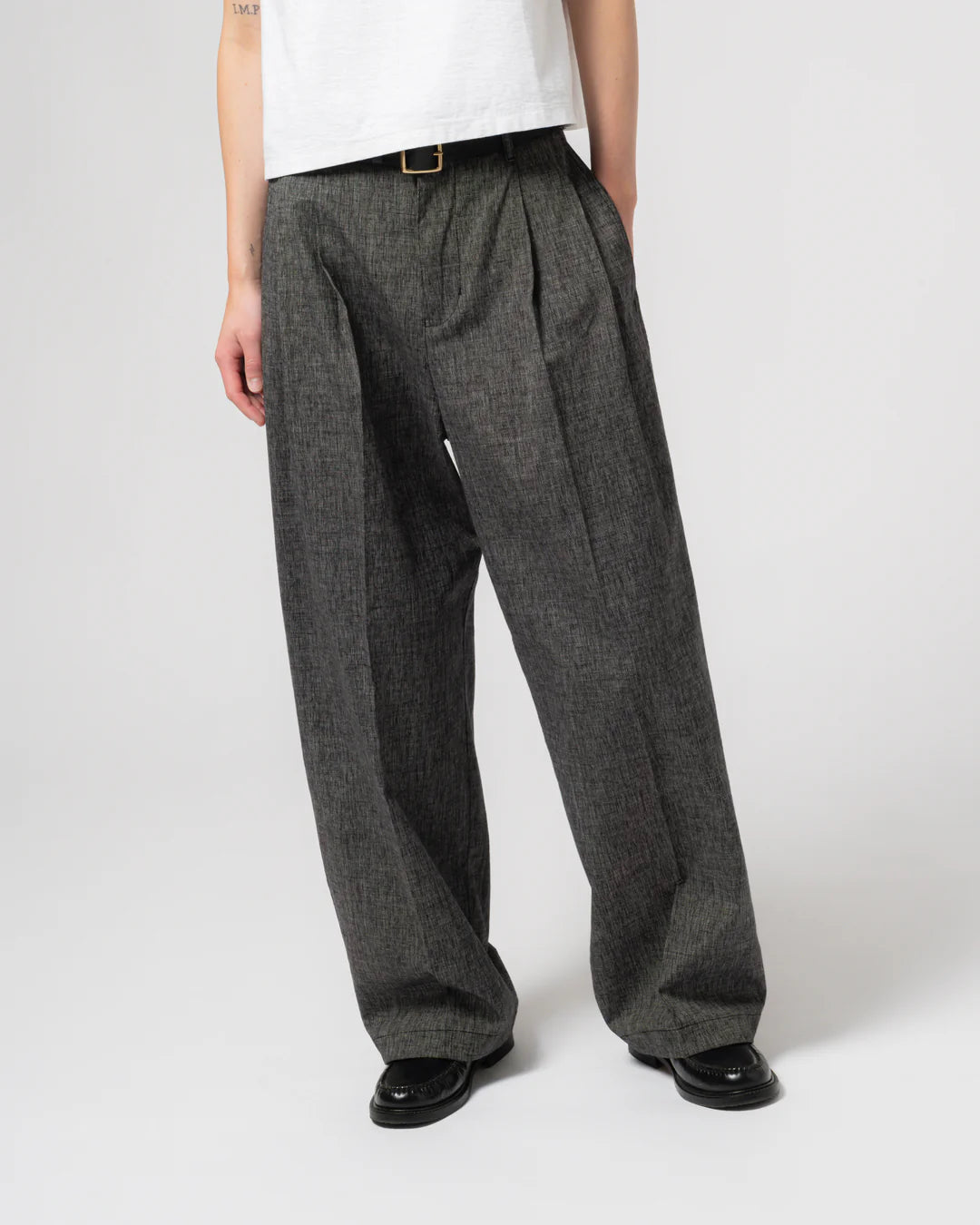 EAT DUST AMBASSADOR PANTS - GIORGIO COTTON - ASPHALT