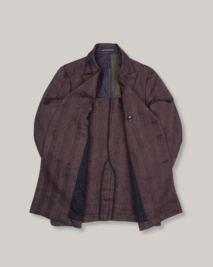 1ST PAT-RN MANUFACT DB JACKET - BURNT HERRINGBONE