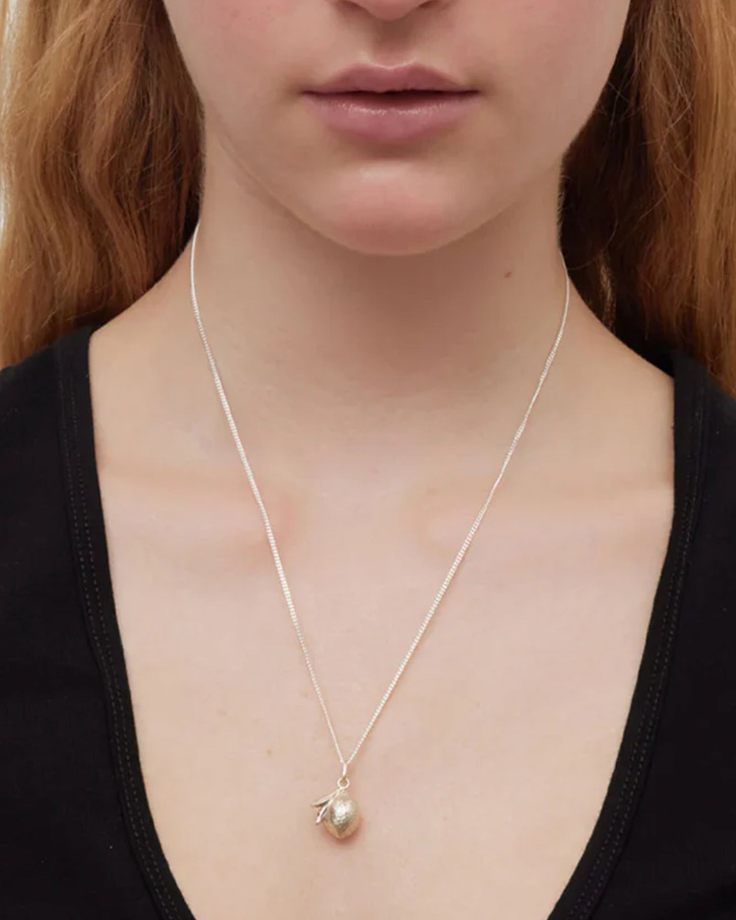 MEADOWLARK LEMON CHARM NECKLACE - 23K GOLD PLATED