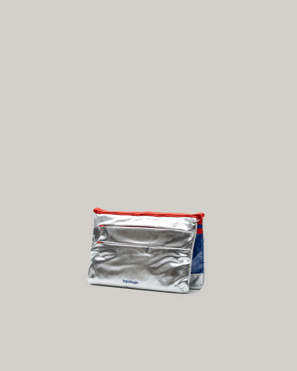 TOPOLOGIE FLAT SACOCHE SMALL SATELLITE METALLIC