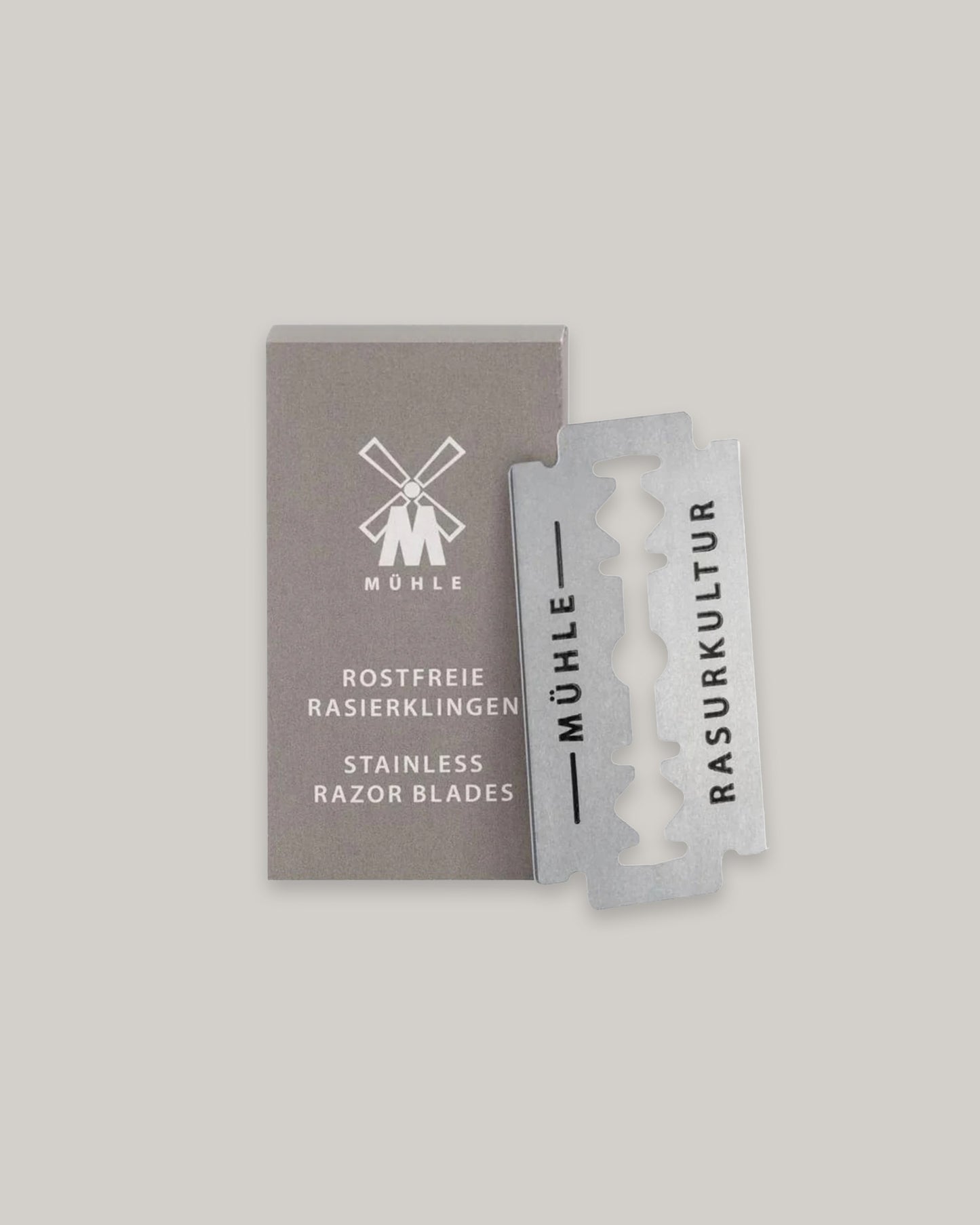 MUHLE DOUBLE EDGE STAINLESS STEEL RAZOR BLADES (10 PACK)