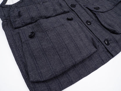 1ST PAT-RN OUTLANDER VEST - BLUE MODERN HICKORY