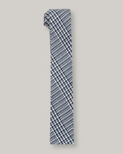 KARDO SQUARE TIE - BLUE CHECK