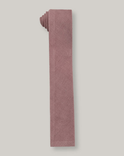 KARDO CORDUROY SQUARE TIE - ROSE CLAY