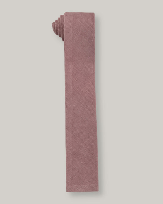 KARDO CORDUROY SQUARE TIE - ROSE CLAY