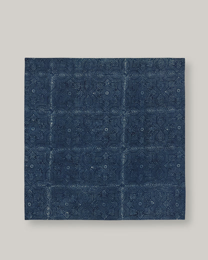 KARDO BLOCKPRINT BANDANA - AJK28 INDIGO