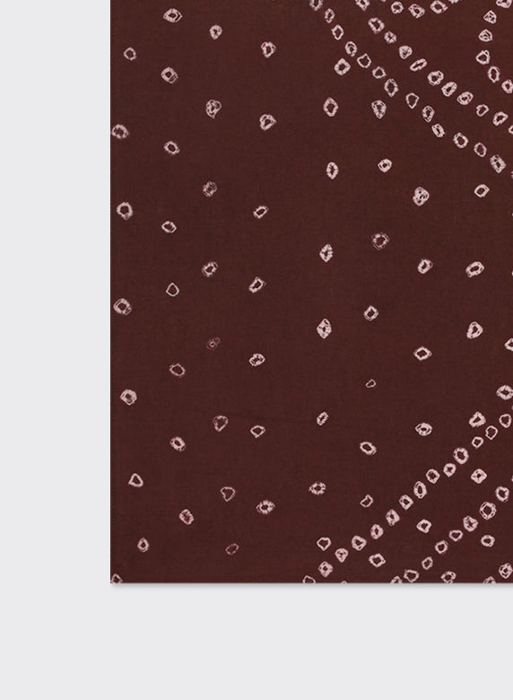 KARDO BHANDANI BANDANA - MAHOGANY