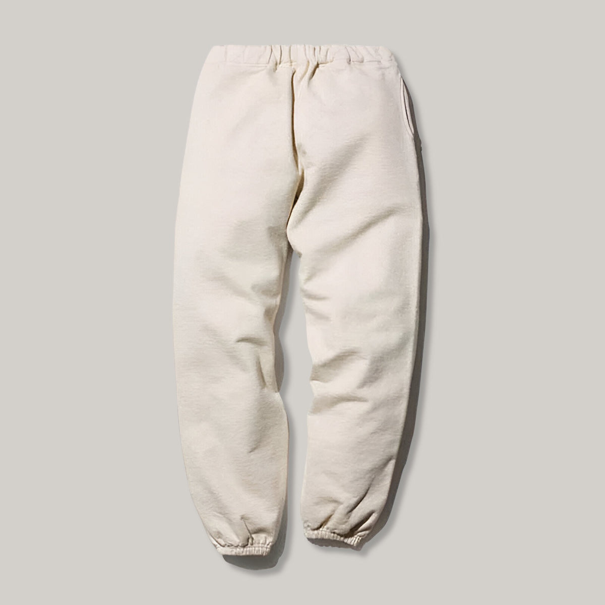 SNOW PEAK RECYCLED COTTON SWEAT PANTS - OATMEAL