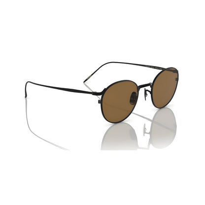 OLIVER PEOPLES G. PONTI4 MATTE BLACK W/ TRUE BROWN