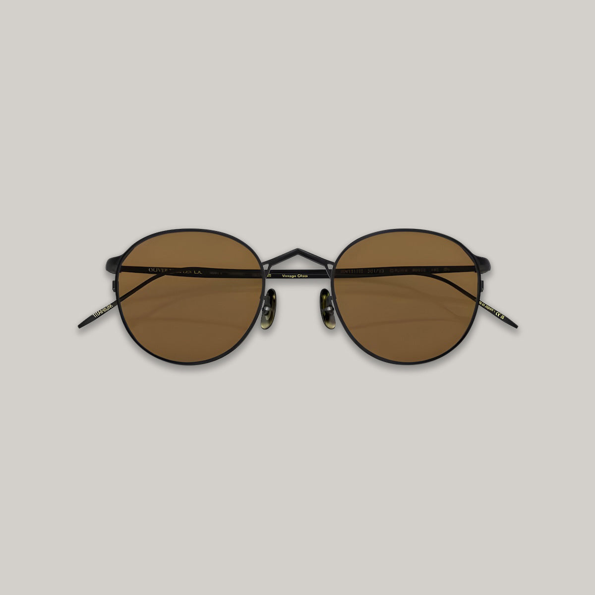 OLIVER PEOPLES G. PONTI4 MATTE BLACK W/ TRUE BROWN