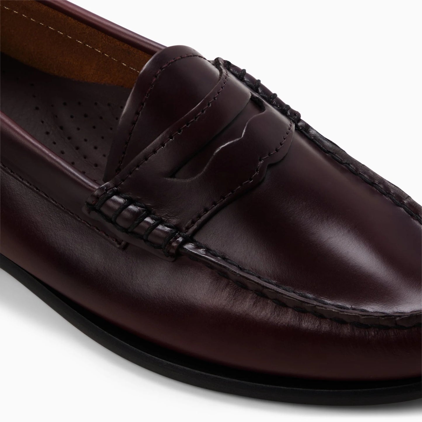 G. H. BASS -  WEEJUN WOMEN'S PENNY - WINE LEATHER