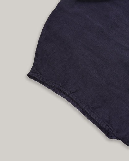 ARMOR LUX LADIES BOXY FIT LINEN SHIRT - SEAL
