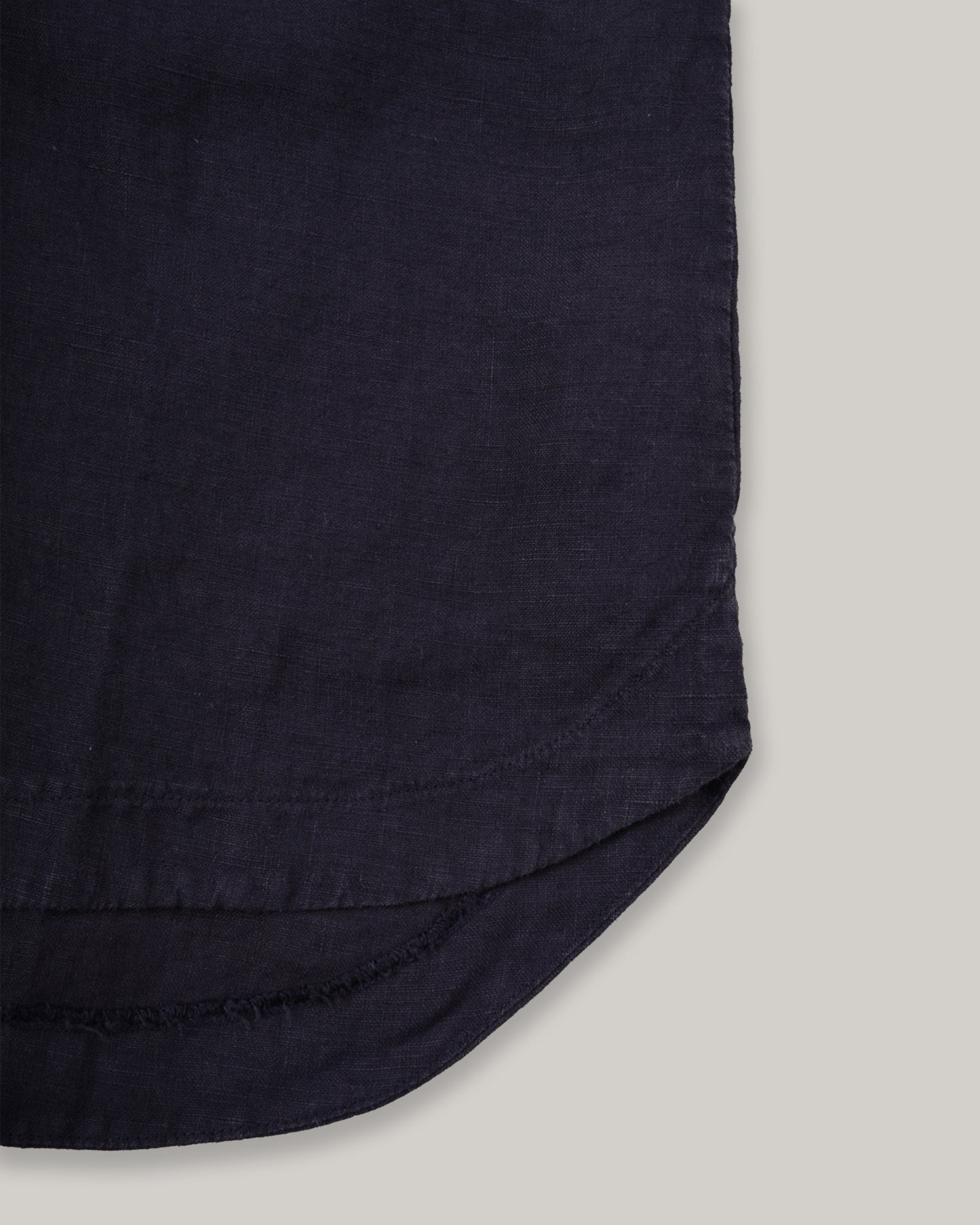 ARMOR LUX LADIES BOXY FIT LINEN SHIRT - SEAL
