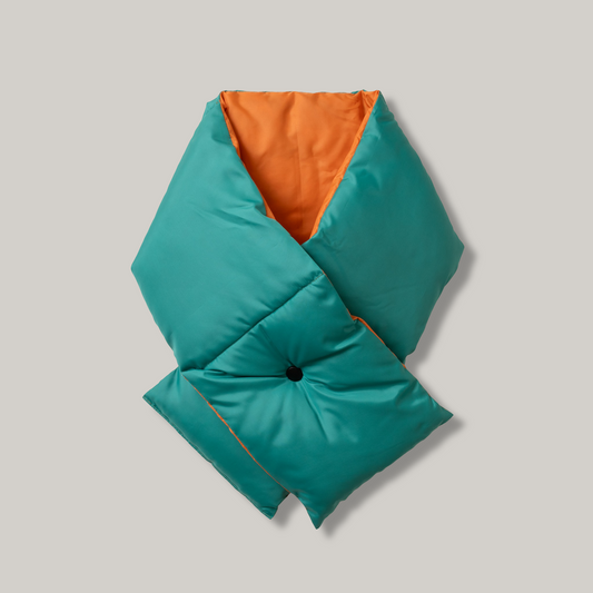 ZANTER RE-DOWN SCARF - GREEEN