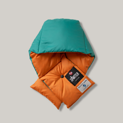 ZANTER RE-DOWN SCARF - GREEEN