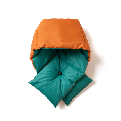 ZANTER RE-DOWN SCARF - GREEEN