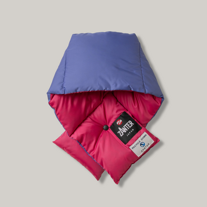 ZANTER RE-DOWN SCARF - PURPLE